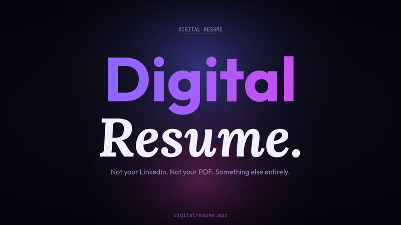What Is a Digital Resume? (And Why It's Not Just Your LinkedIn Profile)